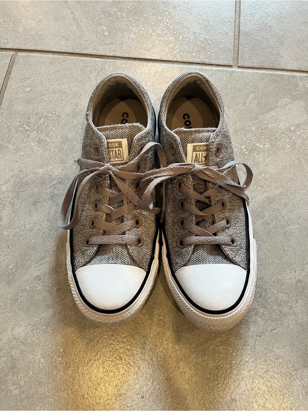 Converse Women’s All Star Low Top Sneakers in Grey